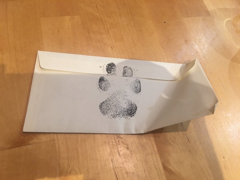 Four men offer to walk dog in letter to next-door neighbor.