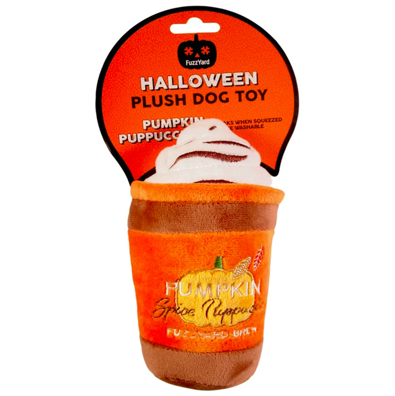 FuzzYard Pumpkin Spice Puppuccino Plush Dog Toy