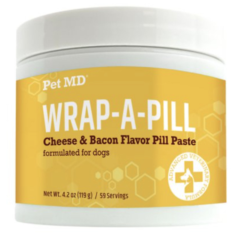 Pet MD Wrap-A-Pill Cheese & Bacon Flavor Pill Paste