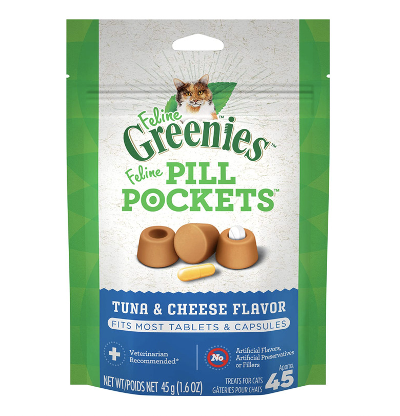 Greenies Pill Pockets Feline Tuna & Cheese Flavor Cat Treats