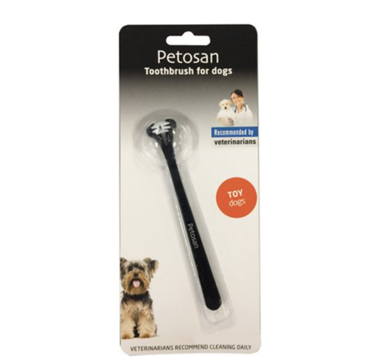 Petosan Double Headed X-Small Dog Toothbrush
