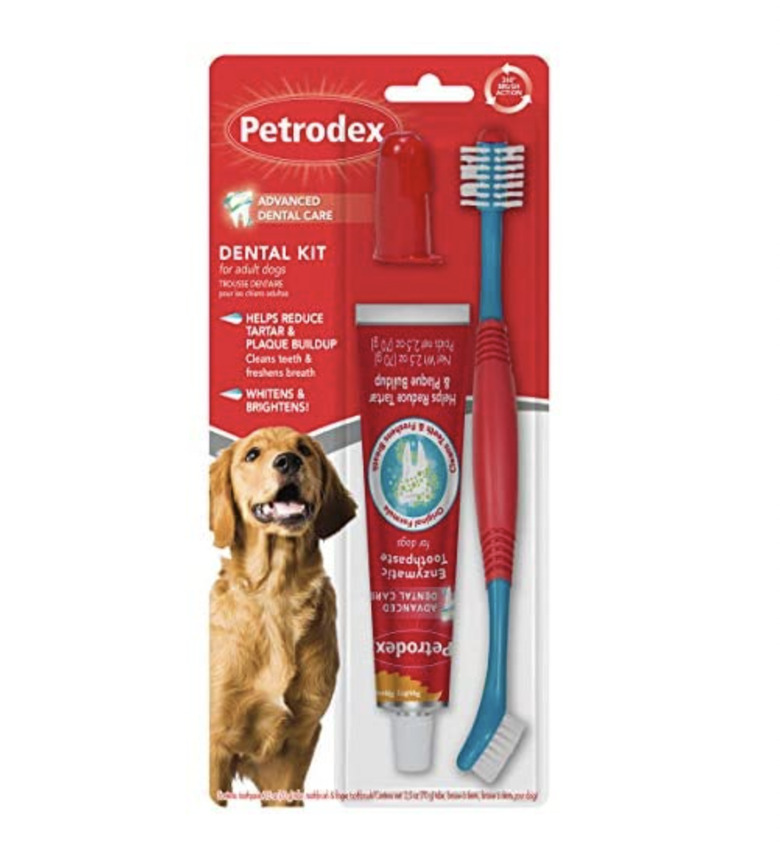 Petrodex Dental Care Kit for Adult Dogs