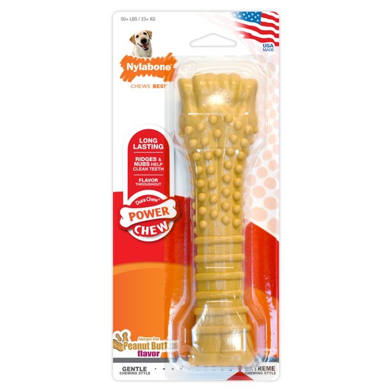 Nylabone Power Chew Peanut Butter Flavored Dog Chew Toy