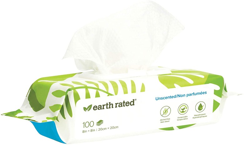 Earth Rated Compostable Dog Wipes