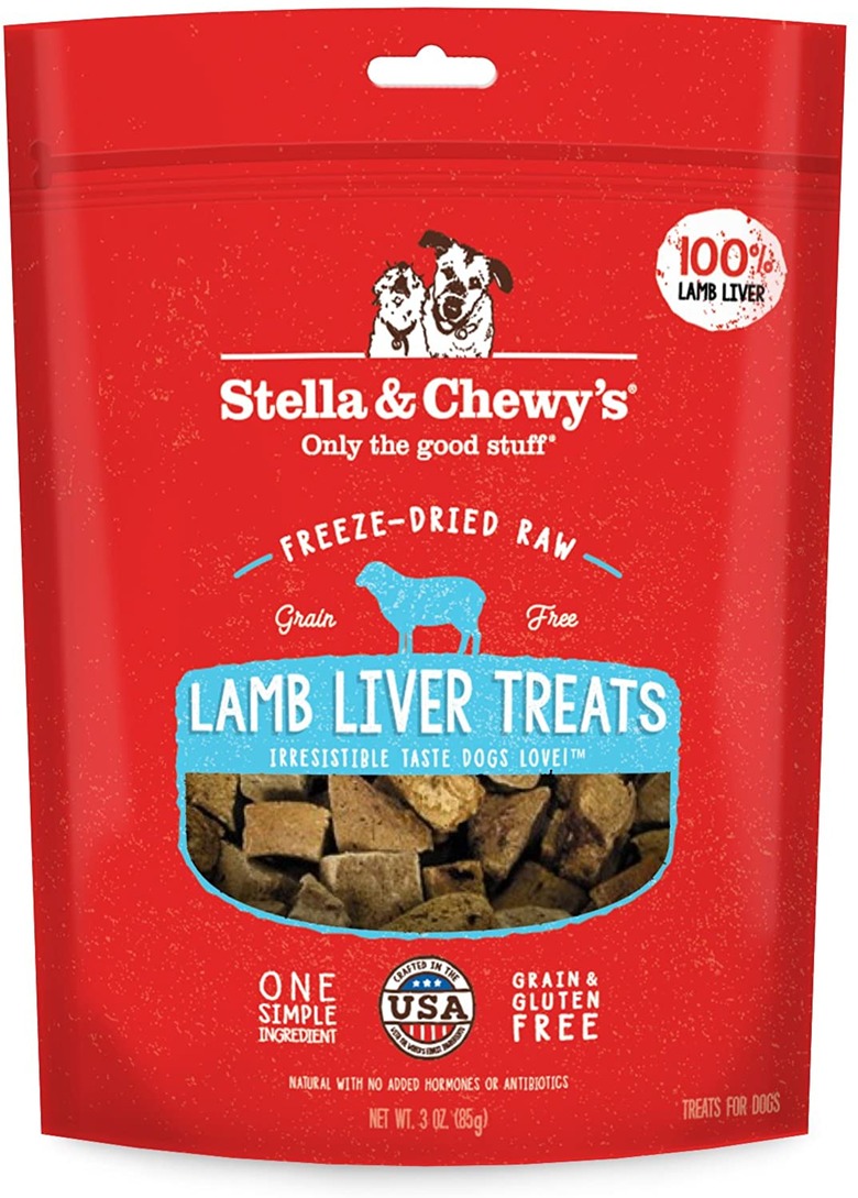 Lamb liver dog treats
