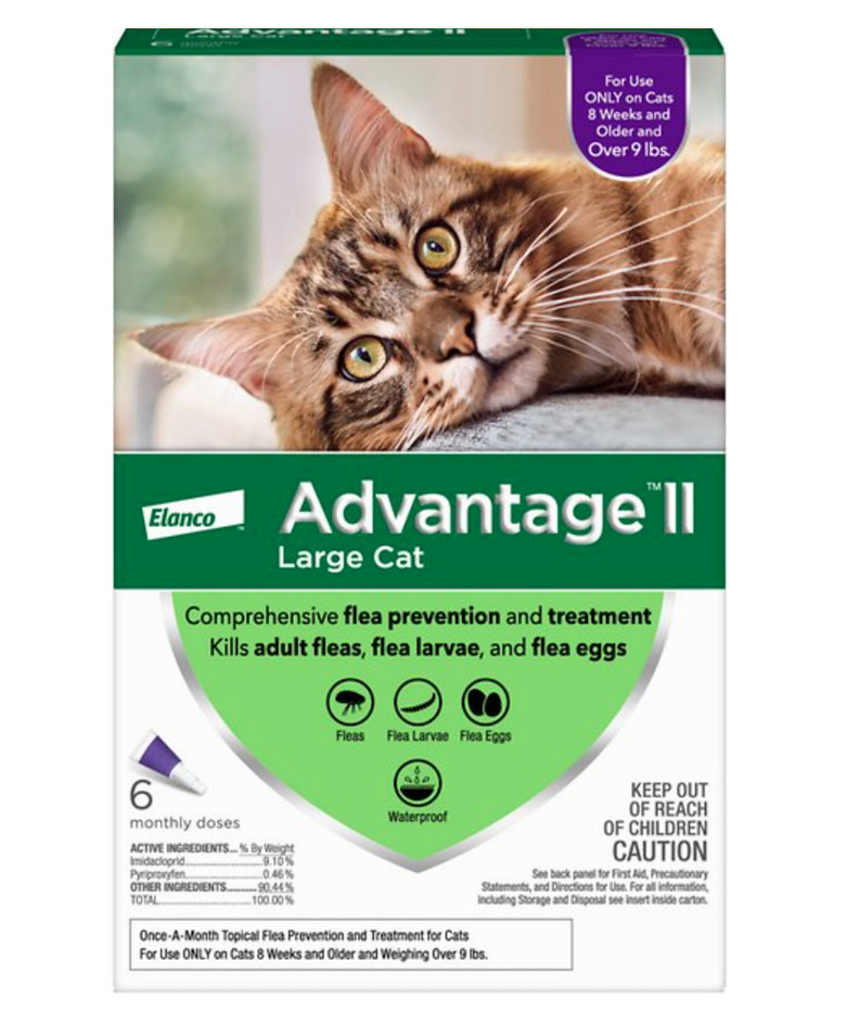 Advantage II Flea Spot Treatment for Cats 6-Month Supply