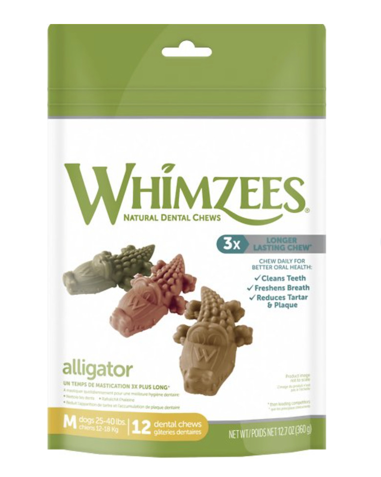 WHIMZEES Alligator Grain-Free Dental Dog Treats