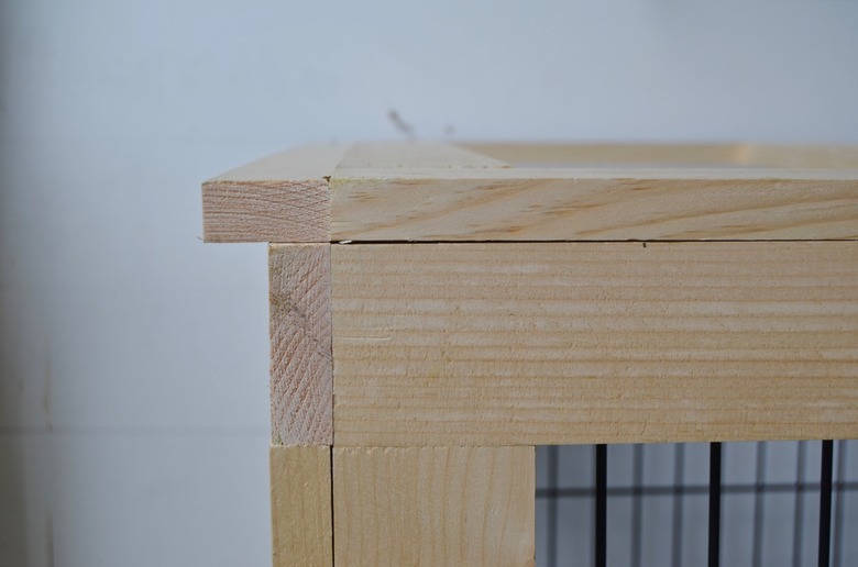 How To Make A DIY Wooden Dog Crate Cover