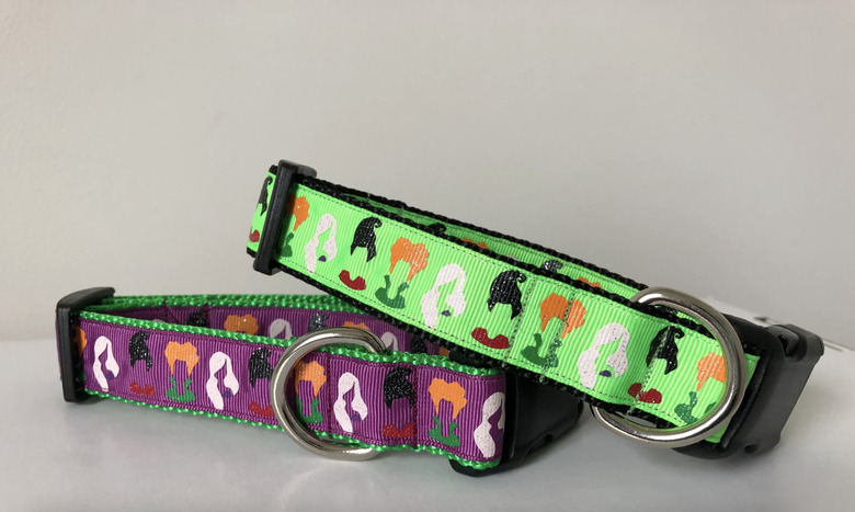 Two Hocus Pocus dog collars