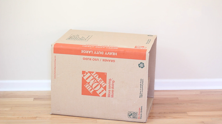 flaps removed from box