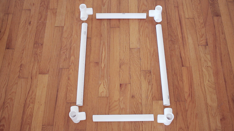 Pipes and connectors for first level