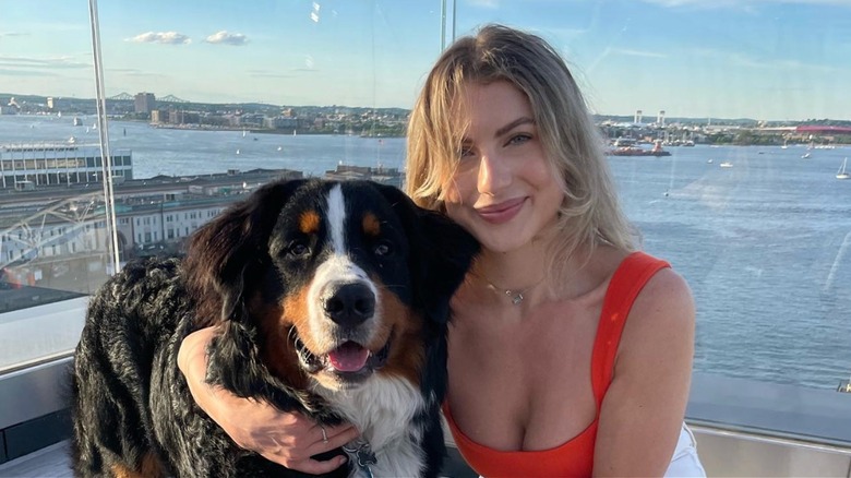 Baloo smiling with his mom