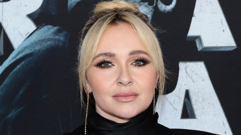 Hayden Panettiere on the red carpet in 2023 for the Scream franchise.