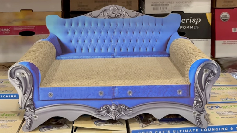 The Catfidence Cat Scratcher Sofa has been seen for sale at Costco.